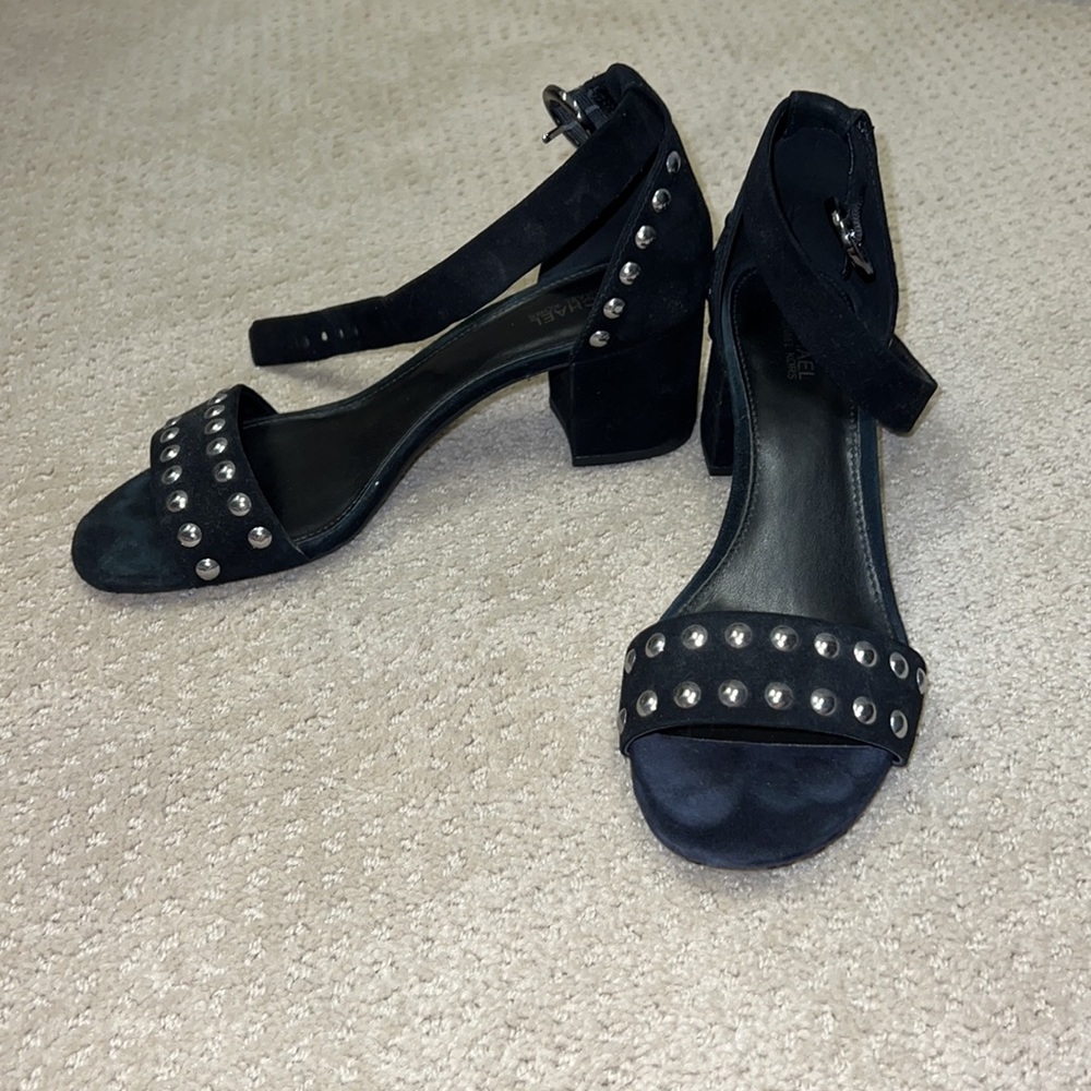 Michael kors Lena black suede low heel